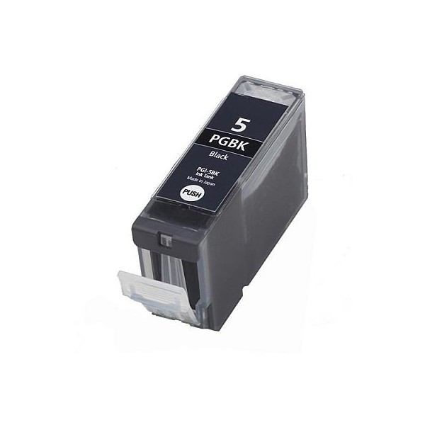 Preto  26ML Com Chip Compativel Para Canon Serie 8