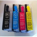 4 vazio  20ML/BK+10ML/C-M-Y para Brother LC1240 LC1280