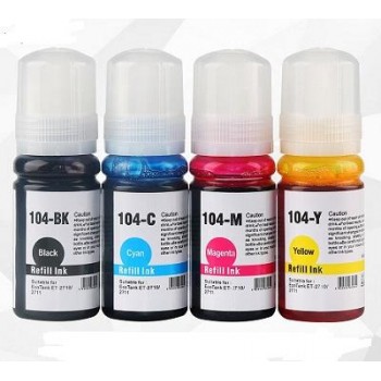 Black Dye 70ML Epson EcoTank 101,103, 104, 106