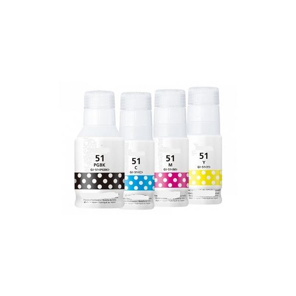 Yellow 70Ml Com PixmaG1520,1560,2420,2560,3520,3460GI41/51