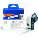White 17mmX87mm 300psc para Brother P-Touch QL1000 1050 1060