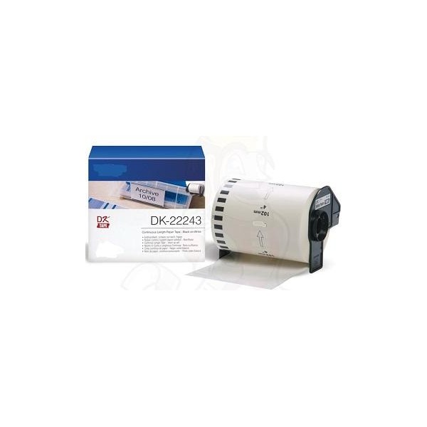 White 102mmX30.48m para  Brother P-Touch QL1000 1050 1060