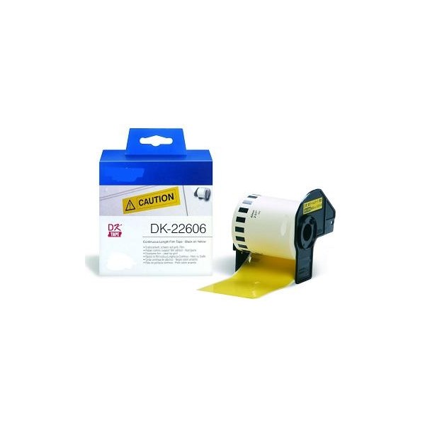 Yellow  62mmX15.24m for Brother P-Touch QL1000 1050 1060