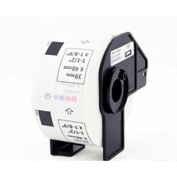 White 39mmX48m para Brother P-Touch QL500,550,570,580,710