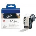 White 29mmX15.24m para Brother P-Touch QL1000,1050,1060,820