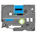 Label color Black-Pastel Blue 12mmX5m for Brother P-Touch