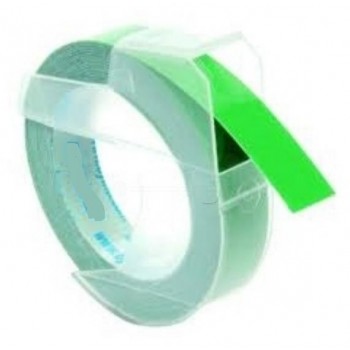 Verde para Dymo Junior/Omega Nastro a relievo 3D-9MMx3M