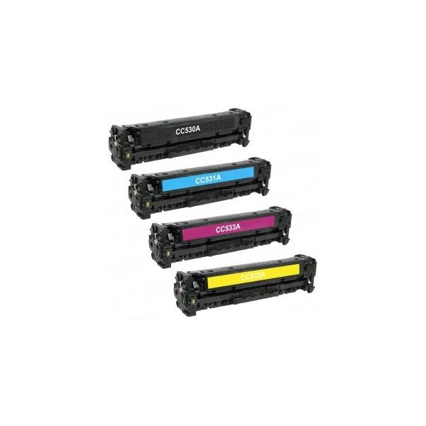 Yellow universal para HP CC532A/CE412A/CF382A/CAN718-2.8K