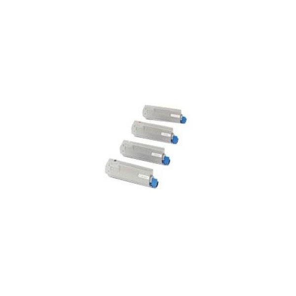 Yellow para Oki C 5650N, 5750N,5650DN, 5750DN 2K,43872305