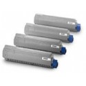Yellow para Oki C810 N,810DN,810CDTN,830N,830 DN.8K 44059105