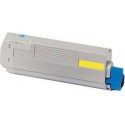 Yellow  para Oki C822N, C822DN-7,3K44844613 