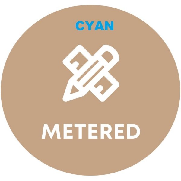 Ciano para Metered Color 550,560,570,C60,C70,7965-737K/34K