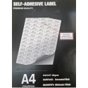 105x74cm 50 folhas adesiva Matt-Auto A4/80g (8 etiquetas)