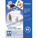 T-shirt branca papel de transferência,120g/m2  A4 5 Folhas