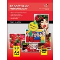 10X15CM R4 RC Satin Inkjet Photo Paper 260g-50 Folhas 