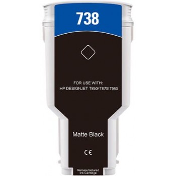 300ML Black Reman HP DesignJet T850,T870,XT870,XT950498N8A