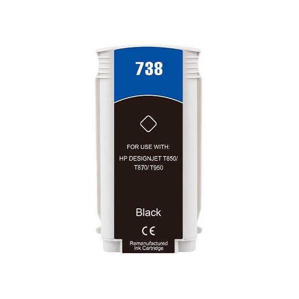 130ML Black Reman HP DesignJet T850,T870,XT870,XT950498N4A