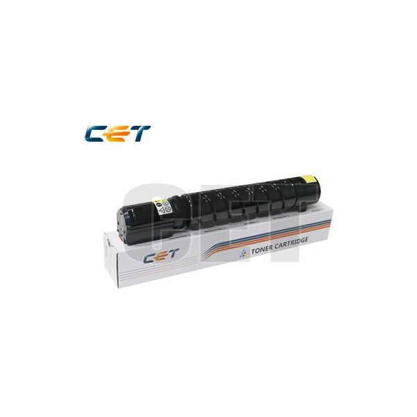 CET Yellow Canon C-EXV55 CPP Toner Cartridge-18K 2185C002AA