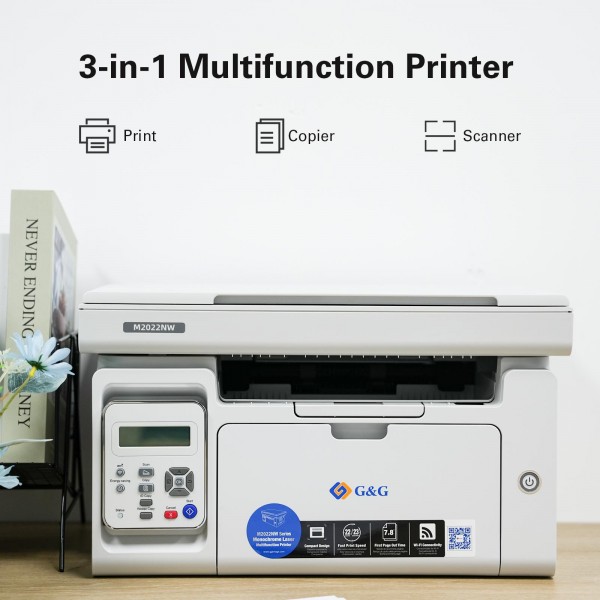 G&G M2022NW, Multifunzione A4, 22ppm , Wi-Fi, Flatbed